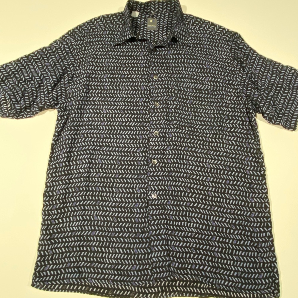 Vintage Casa Moda Mens Casual Button Down Shirt Size Large